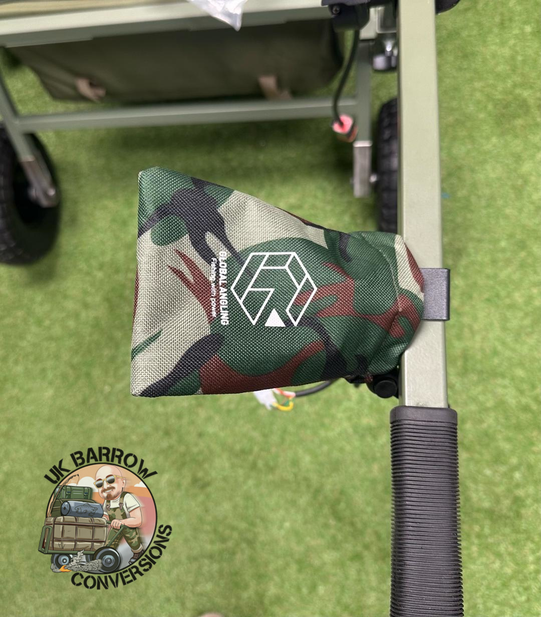 Global Angling Camo Throttle Cover Bag To Suit Thumb Operated Throttles - Image 2