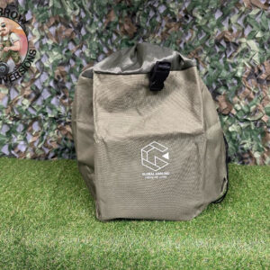 Global Angling Green Front Power Wheel Conversion Luggage And Transport Bag