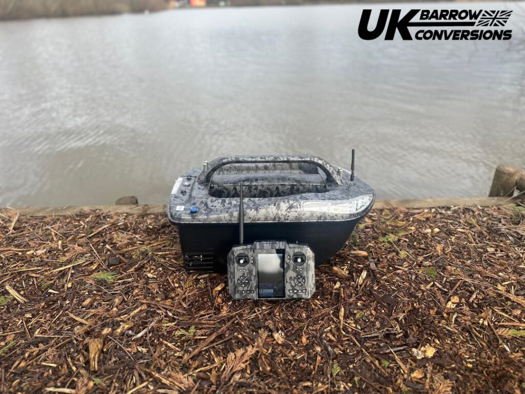 UKBC Raptor Bait Boat, GPS & Sonar, Top Load Rig Forged Carbon - UK ...