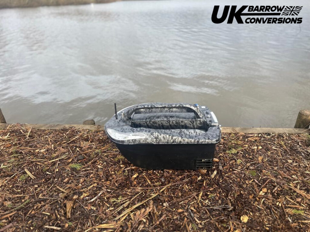 UKBC Raptor Bait Boat, GPS & Sonar, Top Load Rig Forged Carbon - UK ...