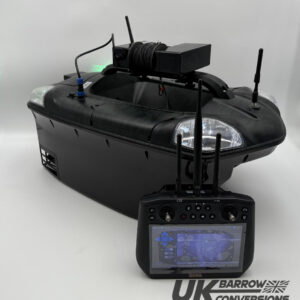 UKBC Hawk MK3 Bait Boat, GPS and Sonar Matt Camo & 360 Winch Cam