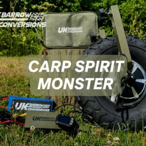 UKBC Premium Complete Electric Power Barrow Wheel Conversion Kit For Carp Spirit Monster